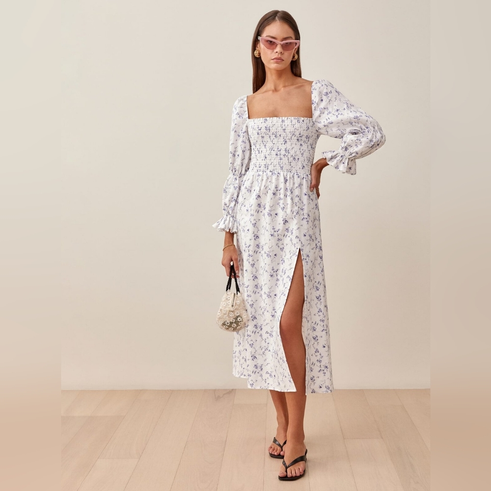 Reformation Highland Linen Dress
